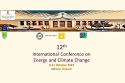 12ο ετήσιο Διεθνές Συνέδριο για την Ενέργεια και την Κλιματική Αλλαγή 